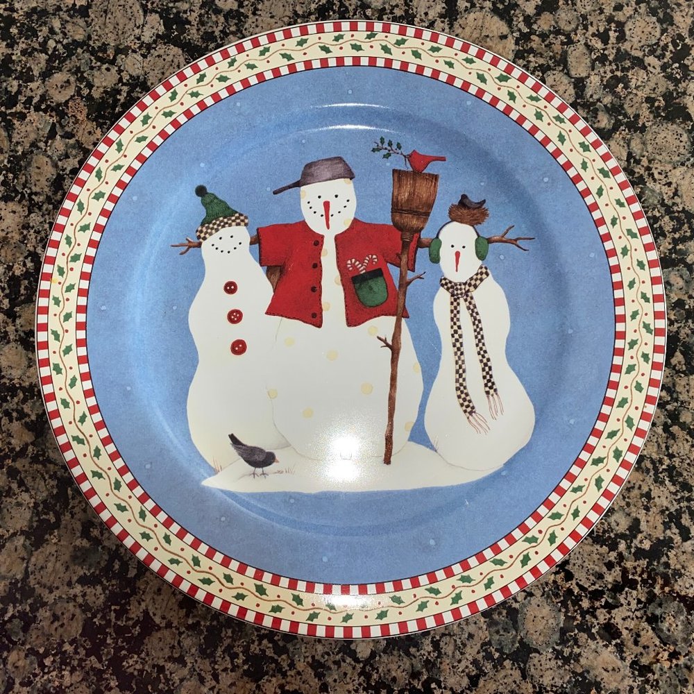 VTG Sakura Debbie Mumm Chop Plate Round Platter 12